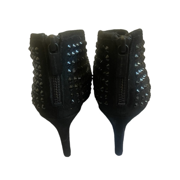 Michael Kors Dani Open Toe Studded Leather Booties - Picture 5 of 8